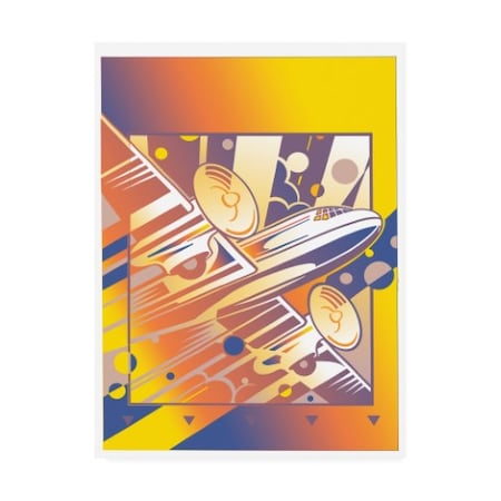 David Chestnutt 'Taking Off Yellow' Canvas Art,35x47
